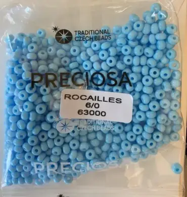 Preciosa Round Seed Beads 63000 6/0 3.5 Oz