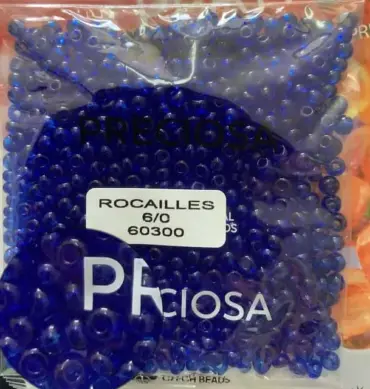 Preciosa Round Seed Beads 60300 6/0 3.5 Oz