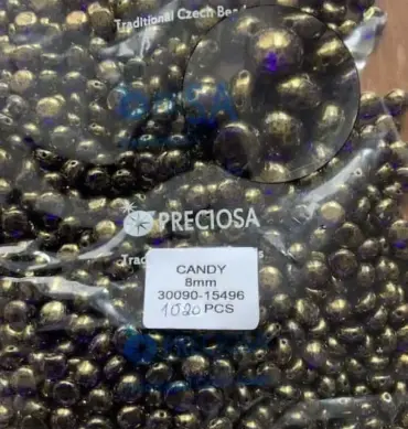 Preciosa Candy Beads 8mm 30090-15496 50 Pcs