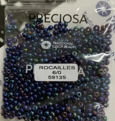 Preciosa Round Seed Beads 59135 6/0 3.5 Oz
