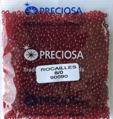 Preciosa Round Seed Beads 90090 8/0 3.5 Oz