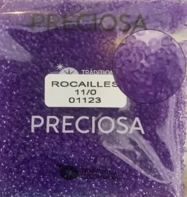 Preciosa Round Seed Beads 01123 11/0 3.5 Oz
