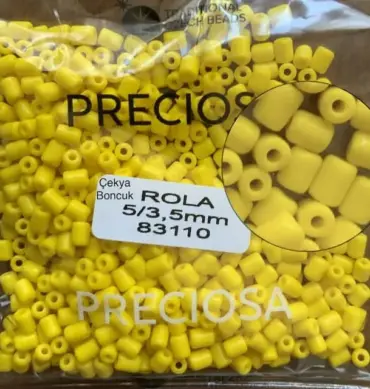 Preciosa Rola Beads 83110 5x3.5mm 3.5 Oz