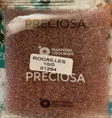Preciosa Round Seed Beads 01294 10/0 3.5 Oz