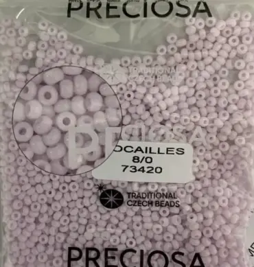 Preciosa Round Seed Beads 73420 8/0 3.5 Oz