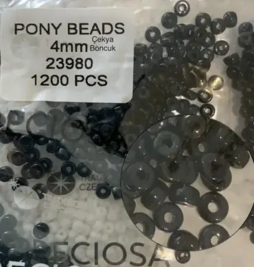 Preciosa Pony Beads 23980 4mm 200 Pcs