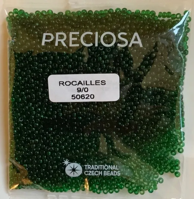 Preciosa Round Seed Beads 50620 9/0 3.5 Oz