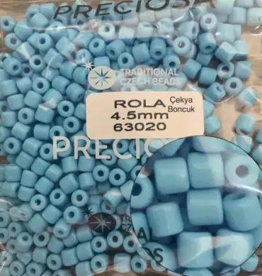 Preciosa Rola Beads 63020 4.5mm 3.5 Oz