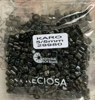 Preciosa Karo Beads 29980 5/5mm 3.5 Oz