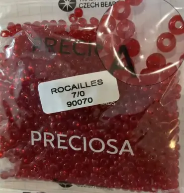 Preciosa Round Seed Beads 90070 7/0 3.5 Oz