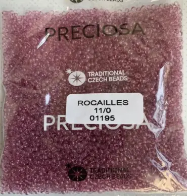 Preciosa Round Seed Beads 01195 11/0 3.5 Oz