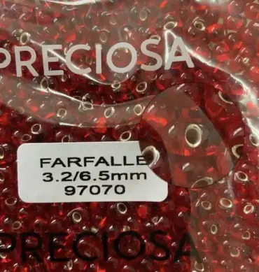 Preciosa Farfalle Beads 3.5 Oz 97070 3.2/6.5mm