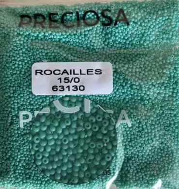 Preciosa Round Seed Beads 63130 15/0 3.5 Oz