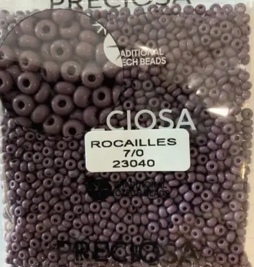 Preciosa Round Seed Beads 23040 7/0 3.5 Oz