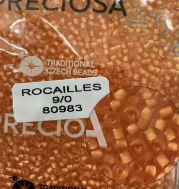 Preciosa Round Seed Beads 80983 9/0 3.5 Oz