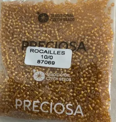 Preciosa Round Seed Beads 87069 10/0 3.5 Oz