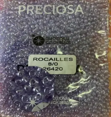 Preciosa Round Seed Beads 26420 8/0 3.5 Oz