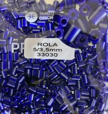 Preciosa Rola Beads 33030 5x3.5mm 3.5 Oz