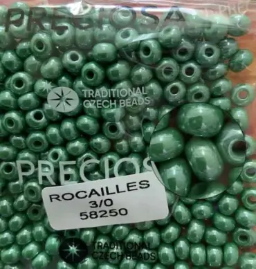 Preciosa Round Seed Beads 58250 3/0  3.5 Oz