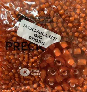 Preciosa Round Seed Beads 95036 6/0 3.5 Oz