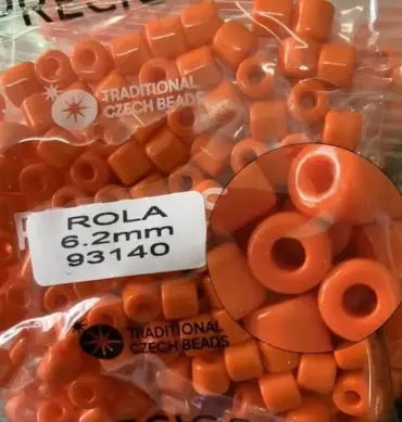Preciosa Rola Beads 93140 6.2mm 3.5 Oz