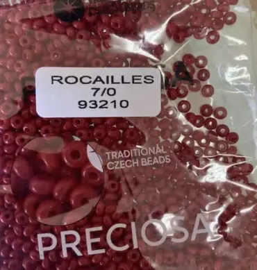 Preciosa Round Seed Beads 93210 7/0  3.5 Oz