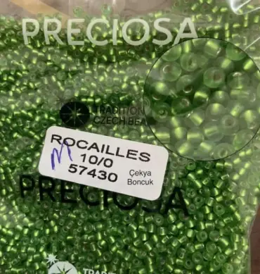 Preciosa Round Seed Beads 57430 10/0 3.5 oz Matte