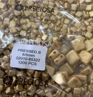 Preciosa Karo Beads 02010-65322 6/6mm 40 Pcs