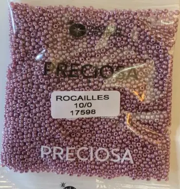 Preciosa Round Seed Beads 17598 10/0 3.5 Oz