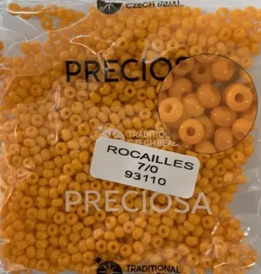 Preciosa Round Seed Beads 93110 7/0 3.5 Oz