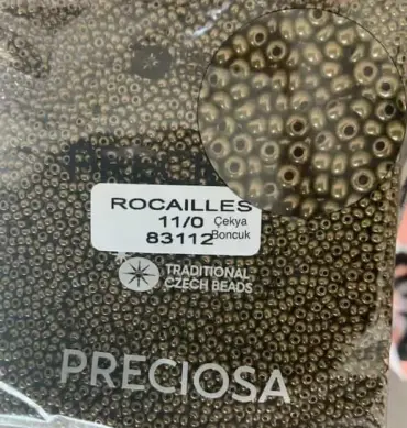 Preciosa Round Seed Beads 83112 11/0 3.5 Oz