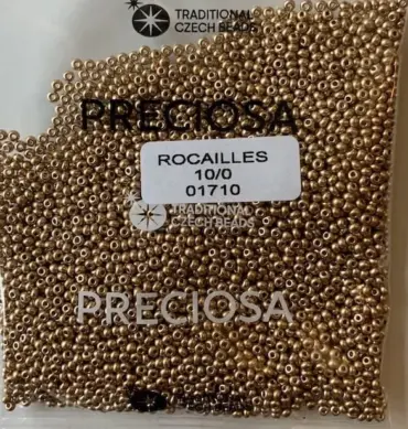 Preciosa Round Seed Beads 01710 10/0 3.5 Oz