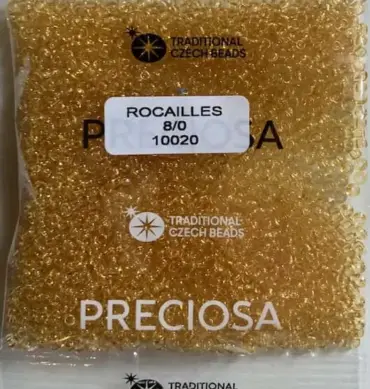Preciosa Round Seed Beads 10020 8/0 3.5 Oz