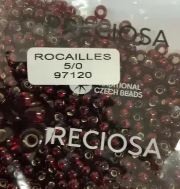 Preciosa Round Seed Beads 97120 5/0 3.5 Oz