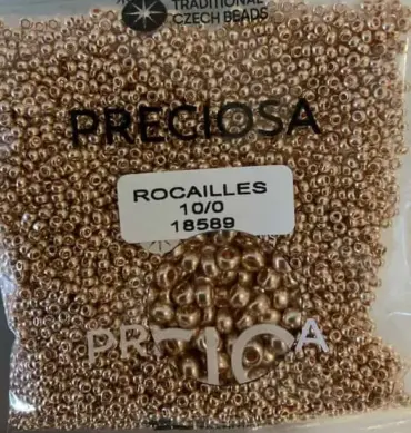 Preciosa Round Seed Beads 18589 10/0  3.5 Oz