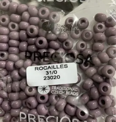 Preciosa Round Seed Beads 23020 31/0 3.5 Oz