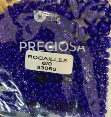 Preciosa Round Seed Beads 33060 6/0 3.5 Oz