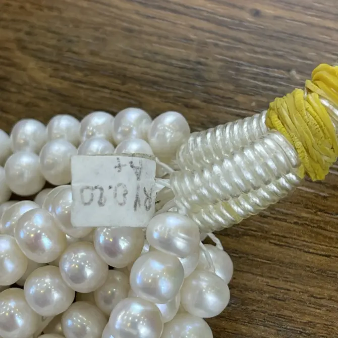 Lonjew Real Pearls 9-10mm B+ Grade Quality Approx 51 Pcs One Strand - Image 15