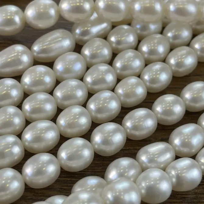 Lonjew Real Pearls 8.5-9mm AA Grade Quality Approx 35 Pcs One Strand - Image 2