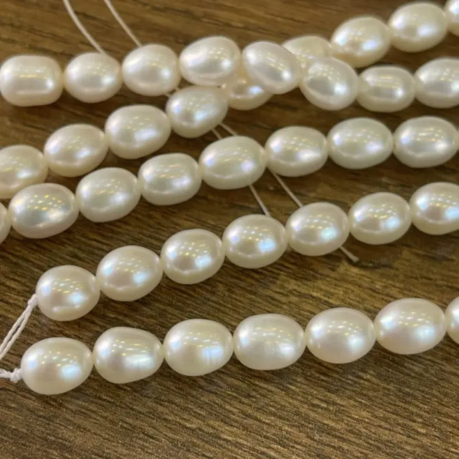 Lonjew Real Pearls 6-7mm AAA Grade Quality Approx 48 Pcs One Strand - Image 12
