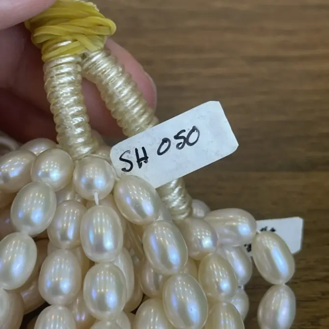 Lonjew Real Pearls 8-8.5mm AA+ Grade Quality Approx 40 Pcs One Strand Pink Multicolor - Image 21