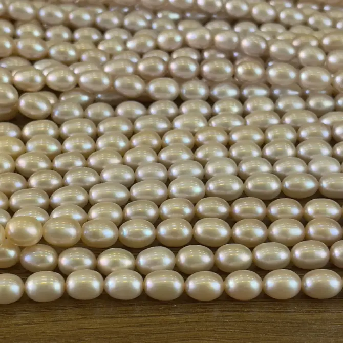 Lonjew Real Pearls 8-8.5mm AA+ Grade Quality Approx 40 Pcs One Strand Pink Multicolor - Image 17