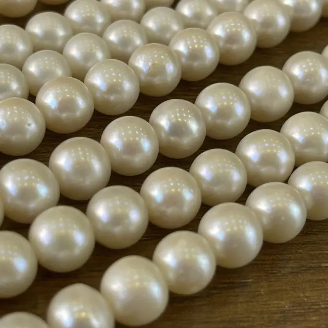 Lonjew Real Pearls 9-9.5mm A+ Grade Quality Approx 50 Pcs One Strand HM055 - Image 19