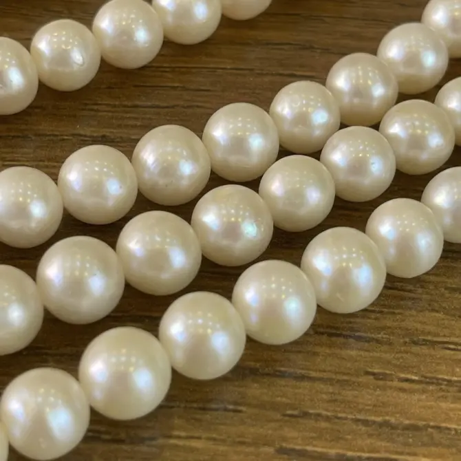 Lonjew Real Pearls 9-9.5mm A+ Grade Quality Approx 50 Pcs One Strand HM055 - Image 16