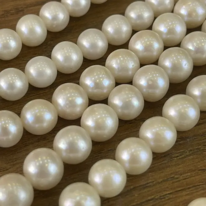 Lonjew Real Pearls 9-9.5mm A+ Grade Quality Approx 50 Pcs One Strand HM055 - Image 9