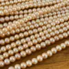 Lonjew Real Pearls 5-5.5mm AAA Grade Quality Approx 76 Pcs One Strand (Pink Color) - Image 4