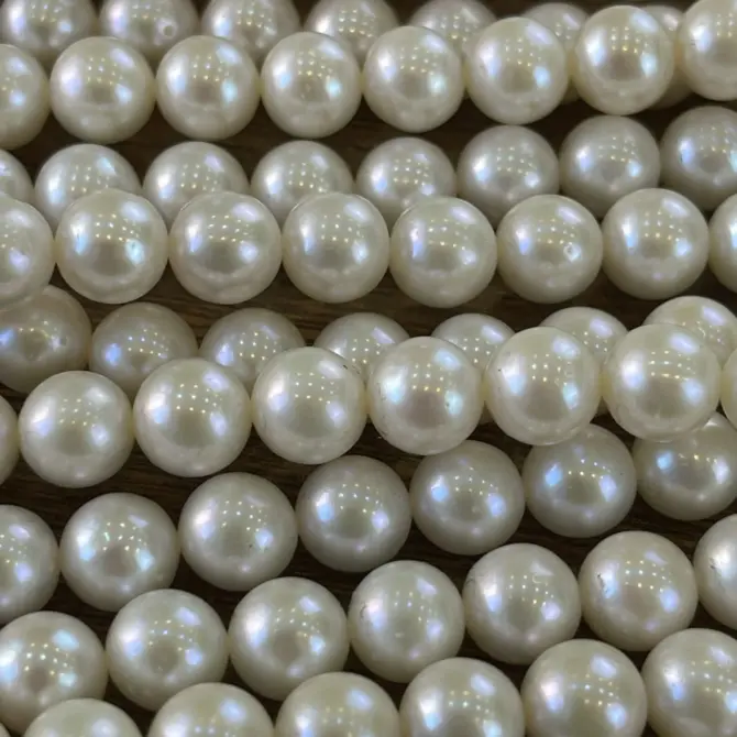 Lonjew Real Pearls 8-8.5mm AAA Grade Quality Approx 50 Pcs One Strand WT130 - Image 14