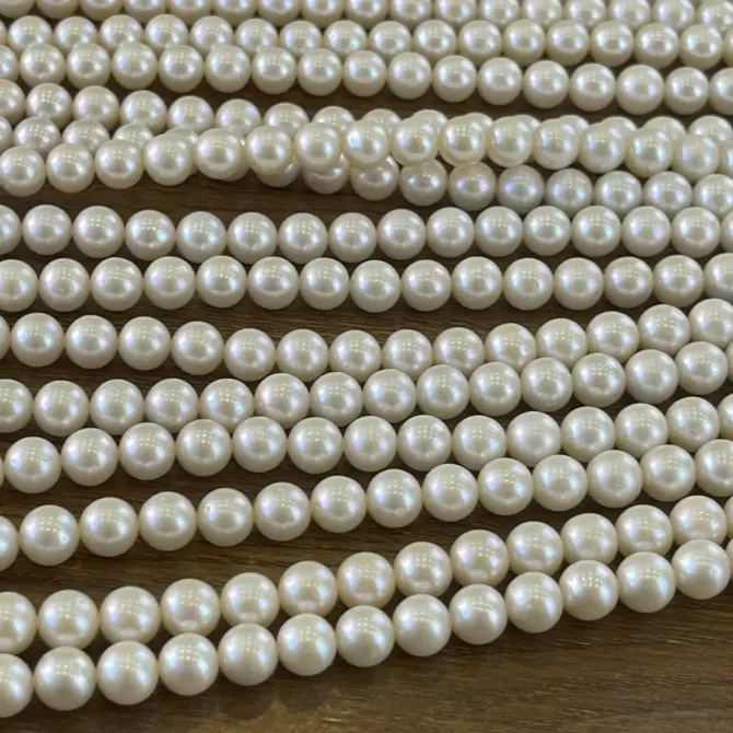 Lonjew Real Pearls 8-8.5mm AAA Grade Quality Approx 50 Pcs One Strand WT130 - Image 10