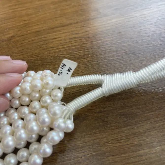 Lonjew Real Pearls 9-10mm AA+ Grade Quality Approx 47 Pcs One Strand - Image 23