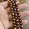 Lonjew Real Pearls 10-11mm AAA Grade Quality Approx 42 Pcs One Strand (Chocolate Color) RS150 - Image 10